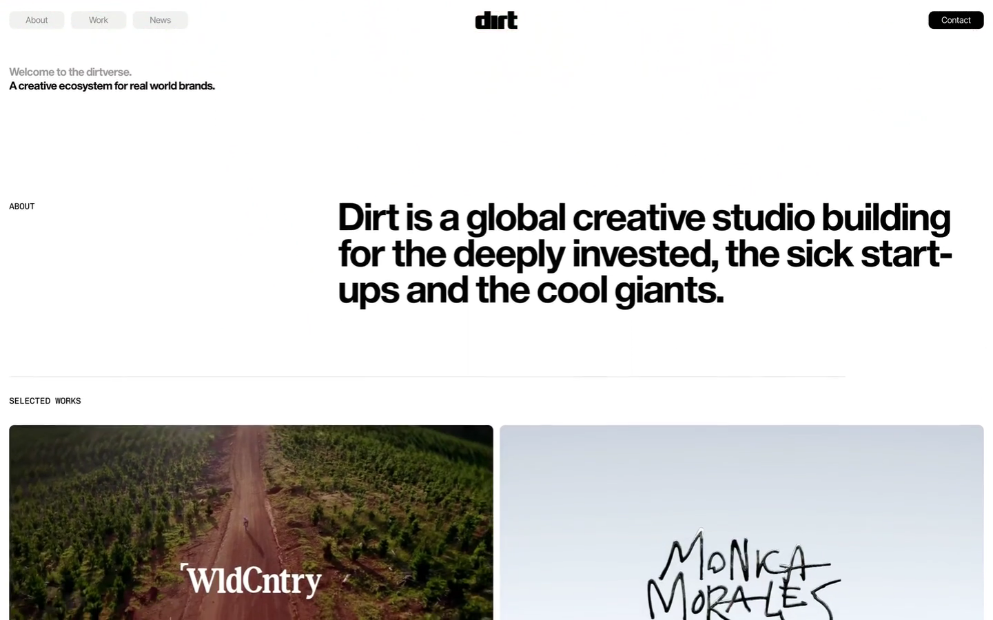 Dirtverse page screenshot