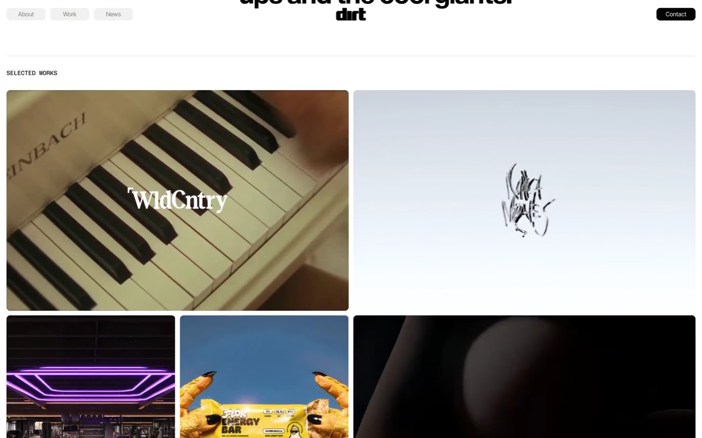 Dirtverse Whitespace system screenshot